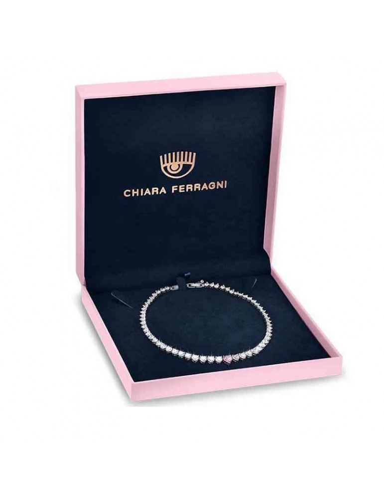 Collana Chiara Ferragni - Infinity Love - Cuori - Zirconi Bianchi - J19AVG06