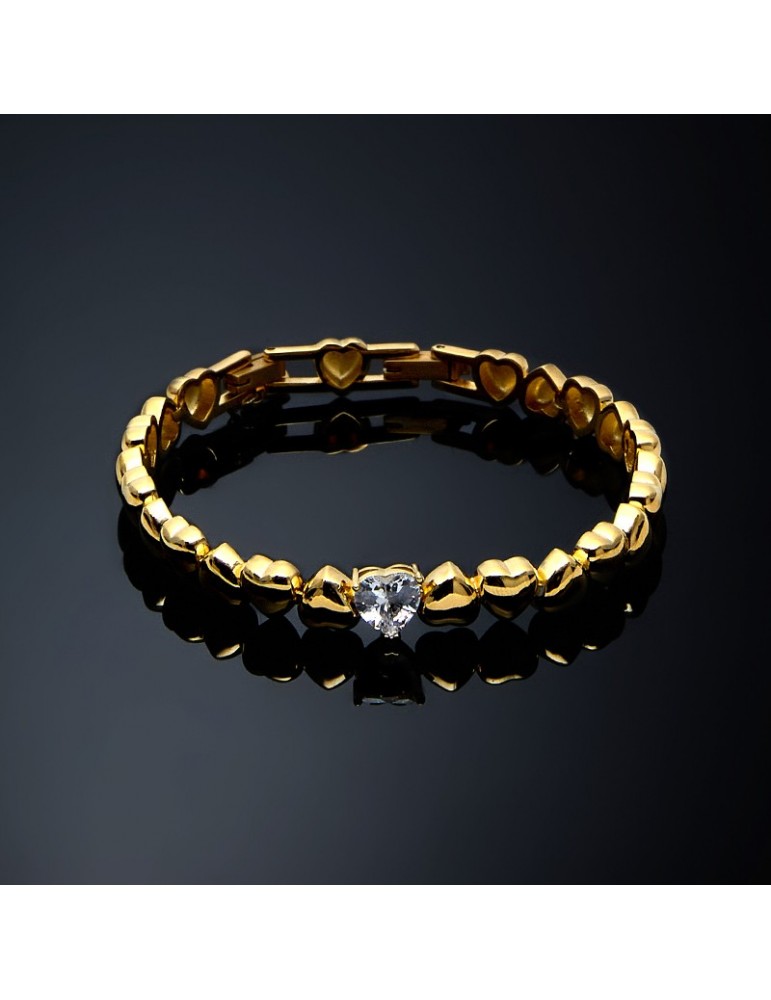 Chiara Ferragni Women's Bracelet - Little Heart with White Zircon Heart - 0