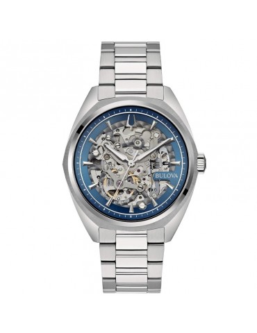 Orologio Bulova Uomo - Surveyor Automatico Skeleton 41mm Blu - 96A292