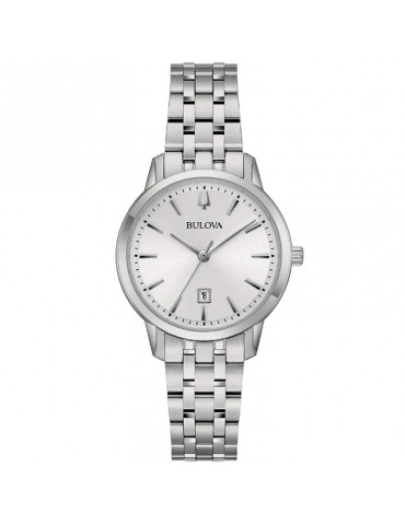 Orologio Bulova Donna - Sutton Tempo e Data 31 mm Argento - 96M165