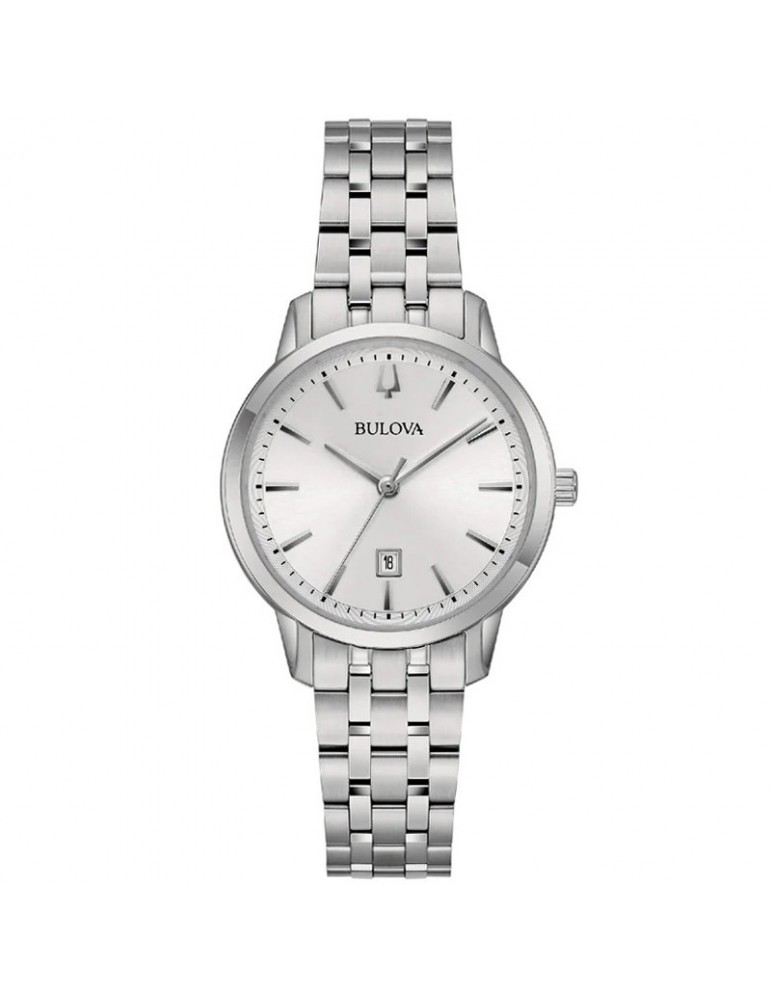 Orologio Bulova Donna - Sutton Tempo e Data 31 mm Argento - 96M165