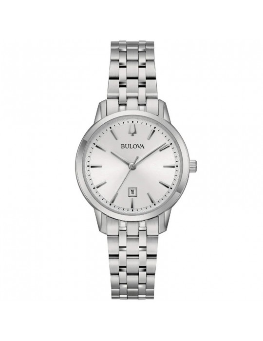 Orologio Bulova Donna - Sutton Tempo e Data 31 mm Argento - 96M165