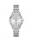Orologio Bulova Donna - Sutton Tempo e Data 31 mm Argento - 96M165