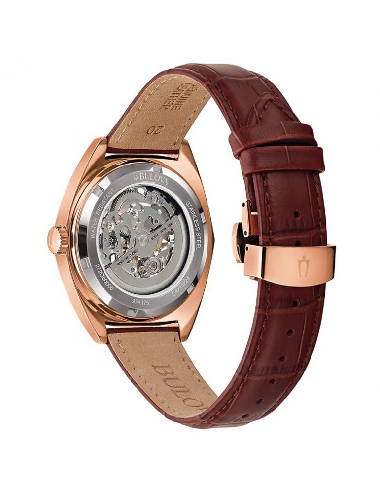 Orologio Bulova - Surveyor - Automatico Skeleton 41mm Rose Gold - 97A175