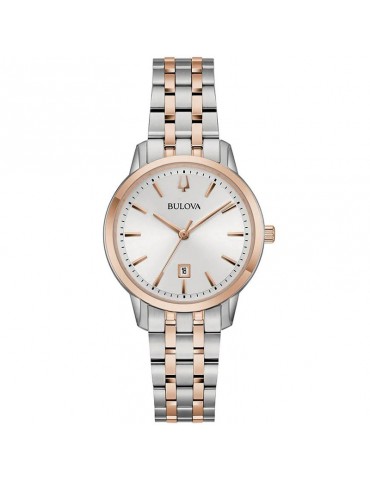 Orologio Bulova Donna - Sutton - 31mm Rose Gold Argento - 98M137