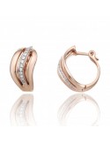 Chimento Earrings - Stretch Cloud -Circle-Diamonds-1O08730BB600P