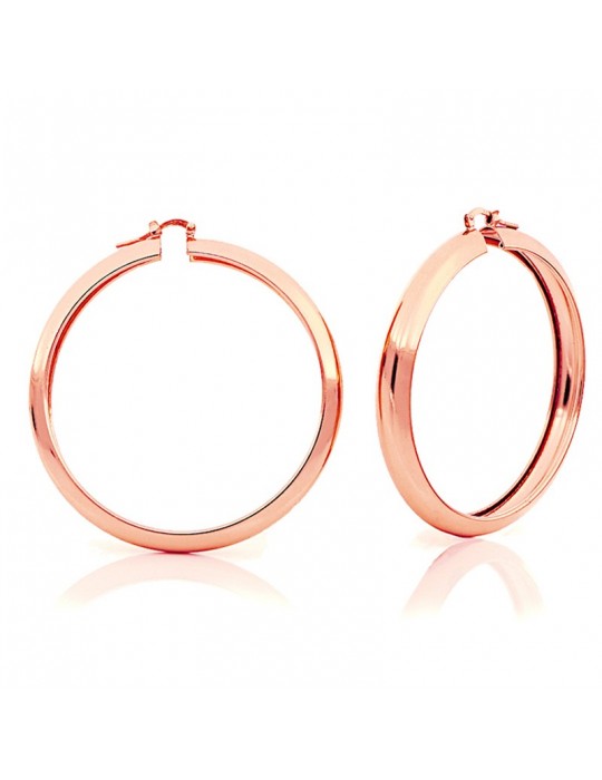 Unoaerre Earrings for Woman - Classic - Circle - Rose Gold-EXO43099R