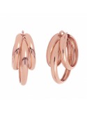 Unoaerre Earrings - New - Rosé Bronze - Three Circles - EXO43599R