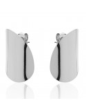 Unoaerre Earrings - Classic - Silver Bronze - Wave Shape - EXO4428