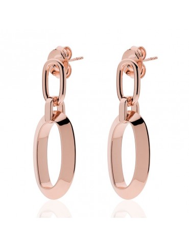 Unoaerre Earrings - Classic - Pendants - Rosé - Chain-EXO4448R