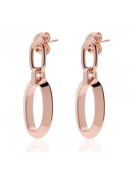 Unoaerre Earrings - Classic - Pendants - Rosé - Chain-EXO4448R