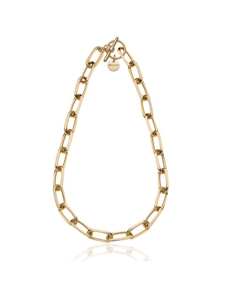 Collana Unoaerre - Catene - Bronzo Dorato - Catena Forzatina-6EXH0015G