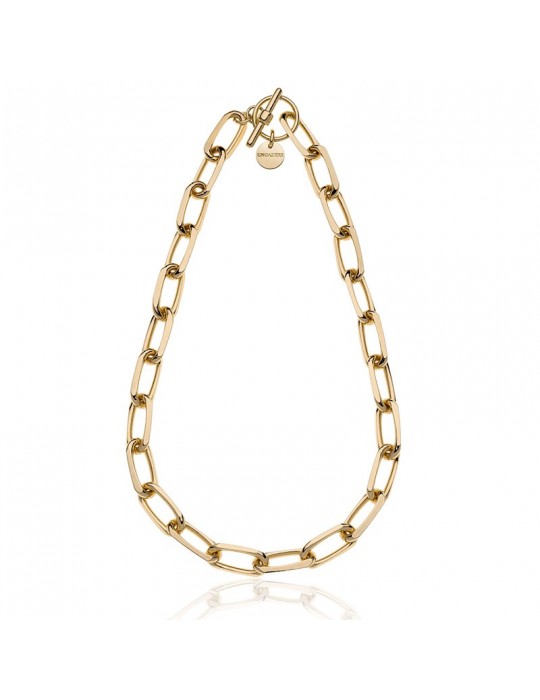 Unoaerre Necklace - Chains - Gilt Bronze - Forzatina Chain-6EXH0015G