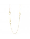 Necklace Unoaerre-Classic-Bronze Gilt-Chain-Oval Elements-EXH4434