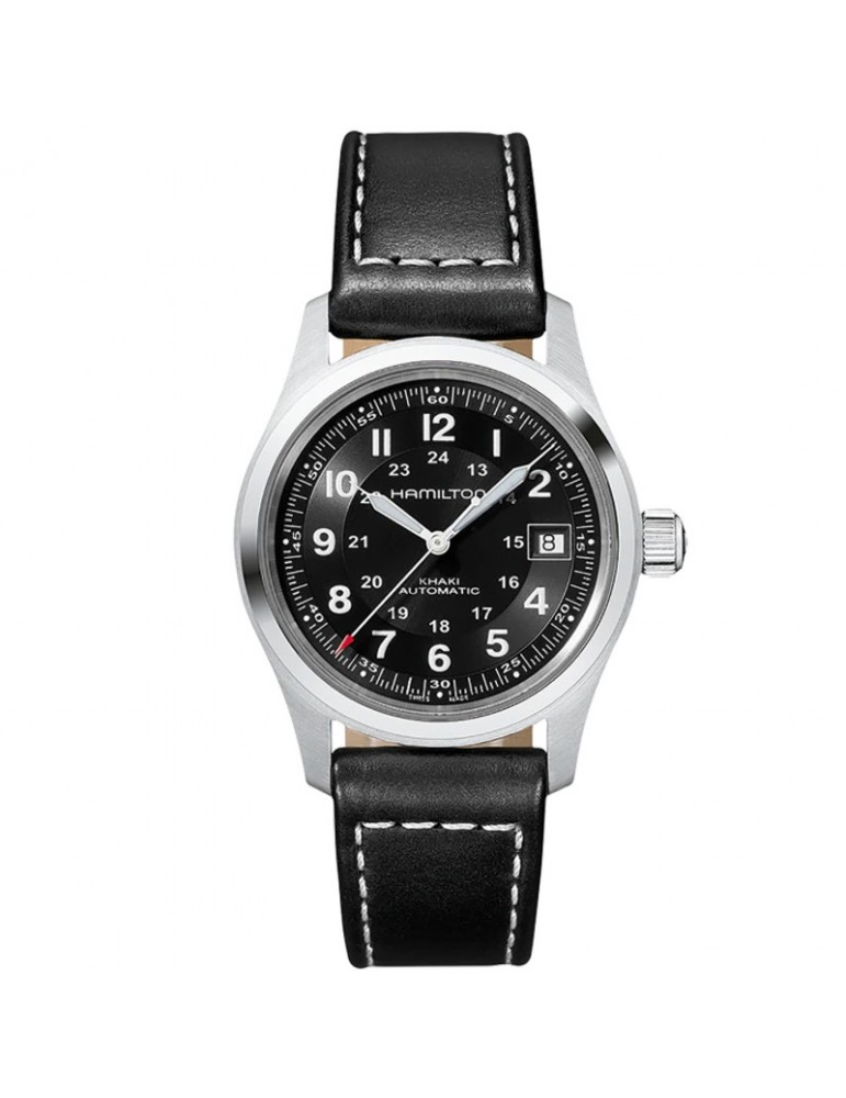 Orologio Hamilton Uomo - Khaki Field Automatico 38mm Nero - H70455733