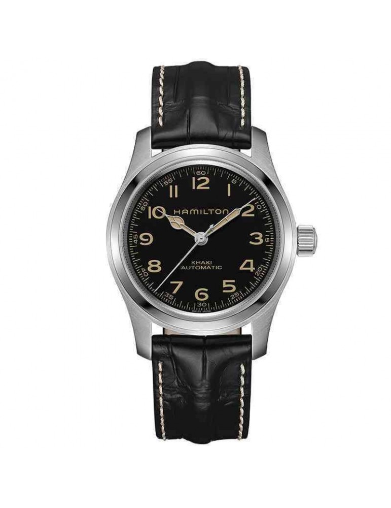 Orologio Hamilton - Khaki Field Murph - Automatico 42mm Nero - H70605731
