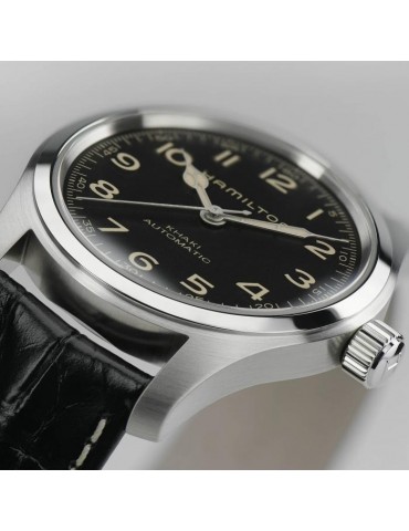Orologio Hamilton - Khaki Field Murph - Automatico 42mm Nero - H70605731 2