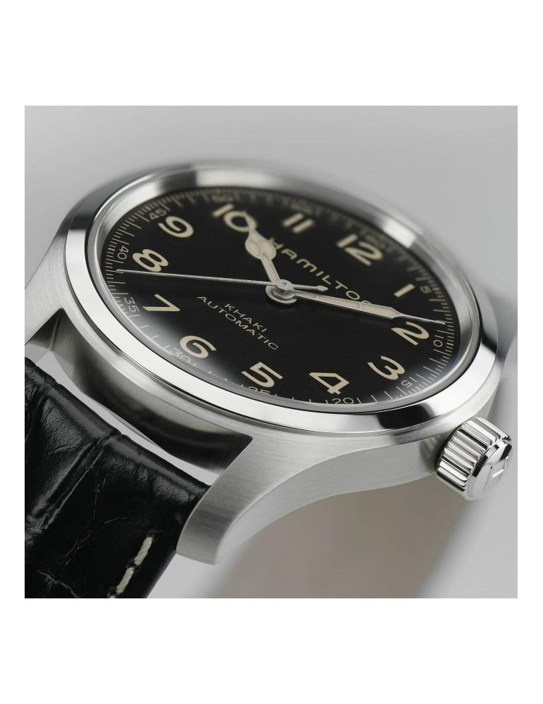 Orologio Hamilton - Khaki Field Murph - Automatico 42mm Nero - H70605731