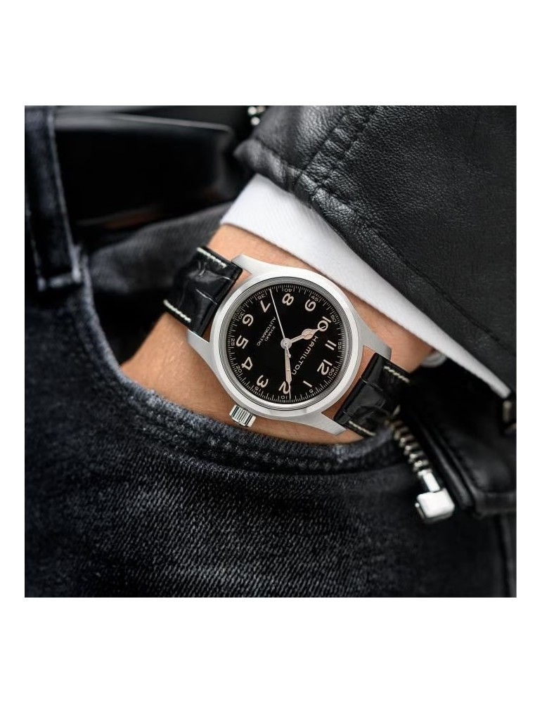 Orologio Hamilton - Khaki Field Murph - Automatico 42mm Nero - H70605731