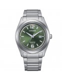 Orologio Citizen - Super Titanio Eco-Drive 42mm Verde - AW1641-81X