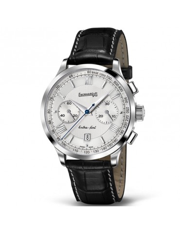 Eberhard Men's Watch - Extra-fort Grande Taille Roue à Colonnes Mechanical Automatic 41mm Silver - 0