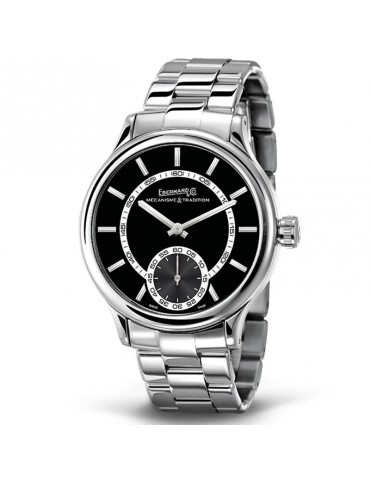 Eberhard Men's Watch - Traversetolo Mechanical Hand Wound 43mm Black - 0