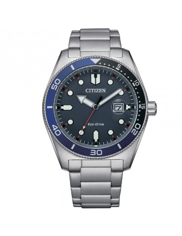 Citizen Men's Watch - Of Marine Eco-Drive 43mm Blue - 0