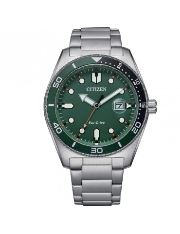 Orologio Citizen - Of Marine Eco-Drive 43mm Verde Nero - AW1768-80X
