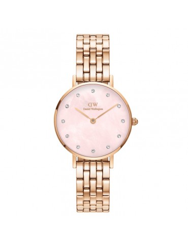Orologio Daniel Wellington-Petite Lumine-Rose Gold-28mm Rosa-DW00100617