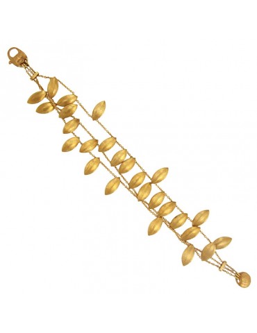 Marco Bicego Woman's Bracelet - Africa in 18K Yellow Gold with Oval Elements - 0 2