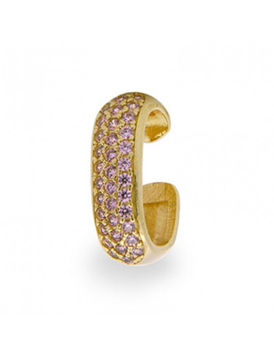 Earcuff Rue Des Mille - Dancing Drops - Headband-Pink Zircons-EARZ014M1AU