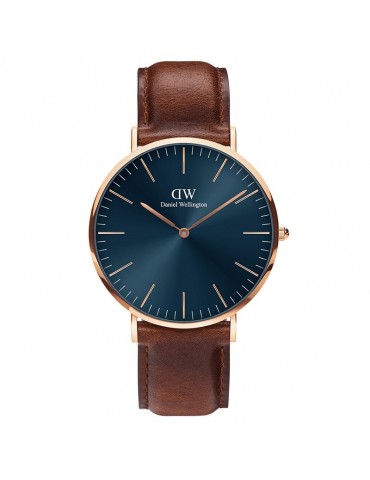 Daniel Wellington Watch - St Mawes - Brown - 40mm-Black-DW00100626
