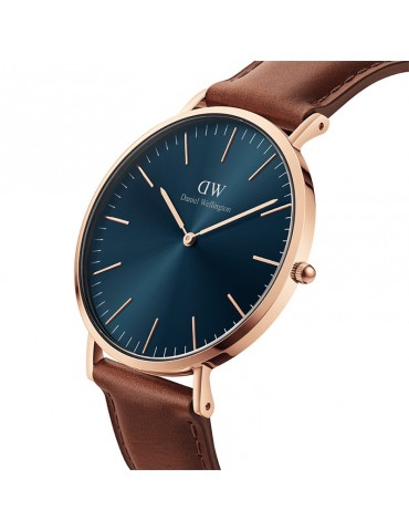 Daniel Wellington Watch - St Mawes - Brown - 40mm-Black-DW00100626 2
