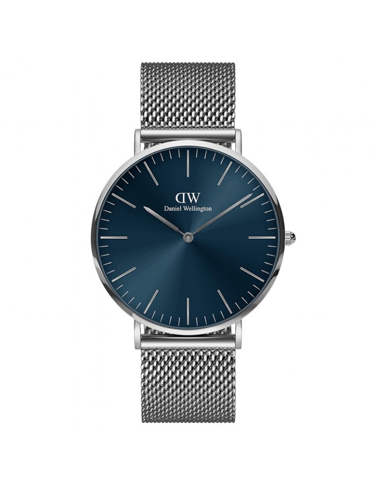 Orologio Daniel Wellington - Mesh Arctic - Silver -40mm-Blu-DW00100628