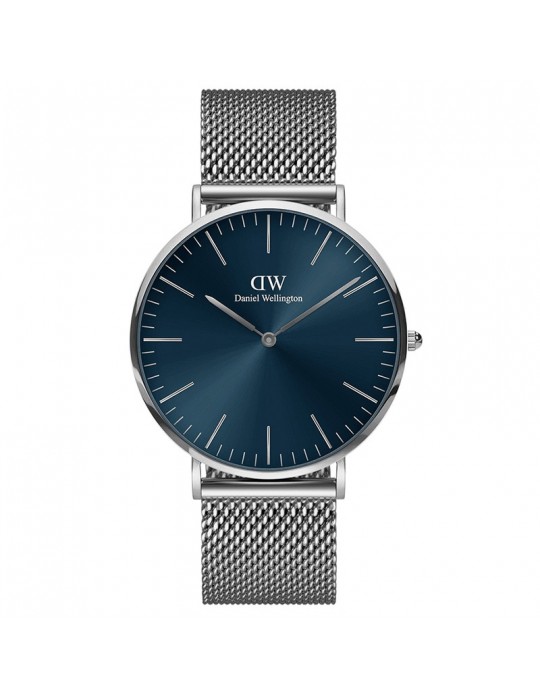 Orologio Daniel Wellington - Mesh Arctic - Silver -40mm-Blu-DW00100628