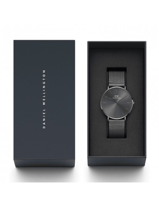 Orologio Daniel Wellington - Mesh Onyx - 40mm - Grigio - DW00100630