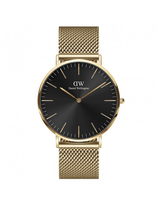 Daniel Wellington Watch - Mesh Onyx - 40mm - Gold - DW00100631