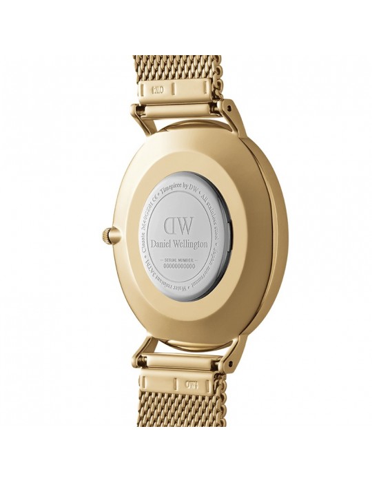 Daniel Wellington Watch - Mesh Onyx - 40mm - Gold - DW00100631