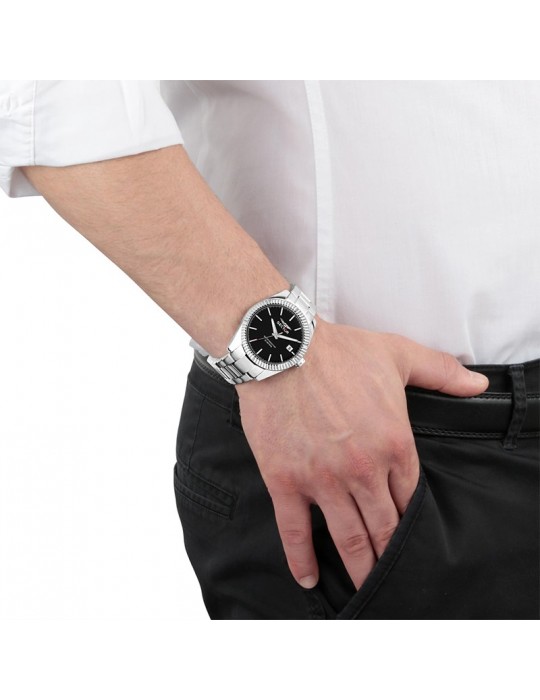 Sector Watch - 240 - Time and Date - Silver - 41mm - Black-R3253240011