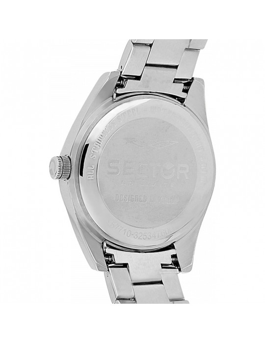 Orologio Sector - 240 - Tempo e Data - Silver - 41mm -Nero-R3253476001