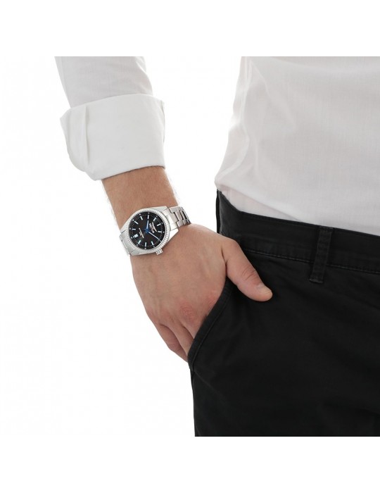 Orologio Sector - 240 - Tempo e Data - Silver - 41mm -Nero-R3253476001