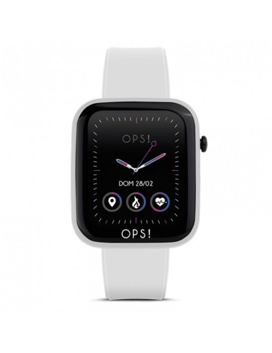 Smartwatch Ops!  - Active - Multifunzione - 43x38mm - Bianco - OPSSW01