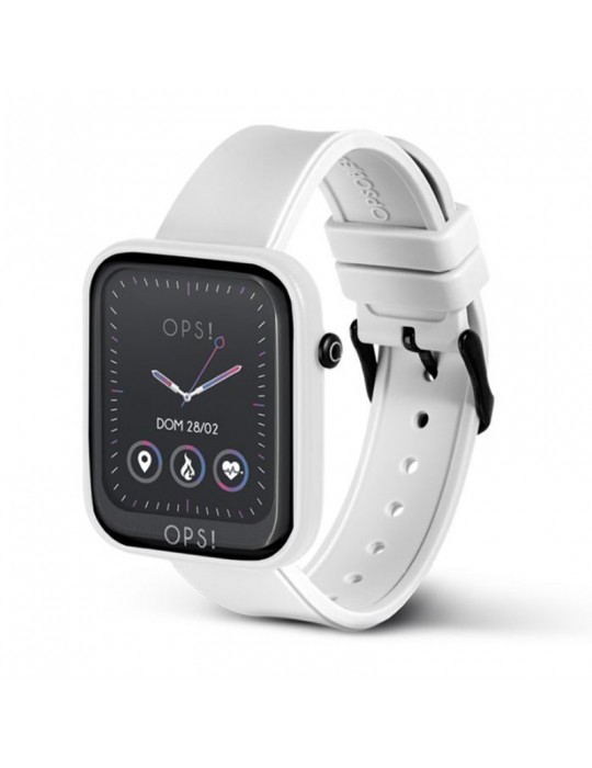Smartwatch Ops!  - Active - Multifunzione - 43x38mm - Bianco - OPSSW01