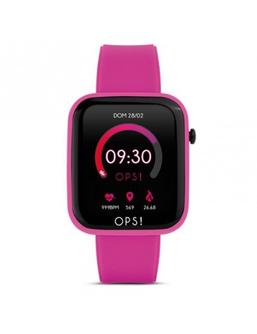 Smartwatches Oops! - Active - Multifunction - 43x38mm - Fuchsia - OPSSW04