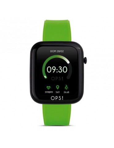 Smartwatches Oops! - Active - Multifunction - 43x38mm - Green - OPSSW07