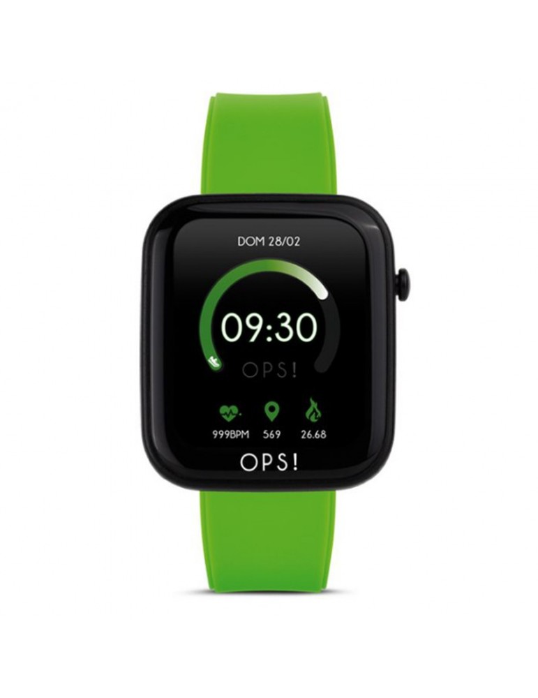 Smartwatches Oops! - Active - Multifunction - 43x38mm - Green - OPSSW07