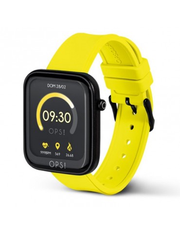 Smartwatches Oops! - Active - Multifunction - 43x38mm - Yellow - OPSSW06 2