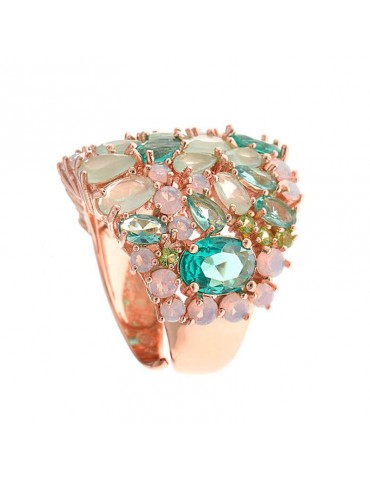 Anello Salvatore Plata - Afternoon - Rosè - Pietre Colorate - 252S0050