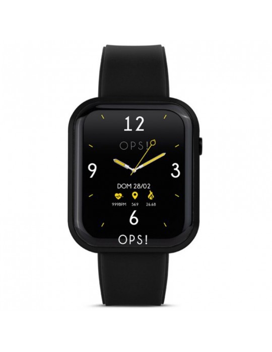 Smartwatch Ops! - Call - Multifunzione - 44x37mm - Nero - OPSSW09