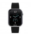 Smartwatch Oops! - Call Multifunction 44x37mm Black with Silver Case